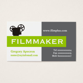 filmmaker business cards amp templates zazzle filmmaker business card