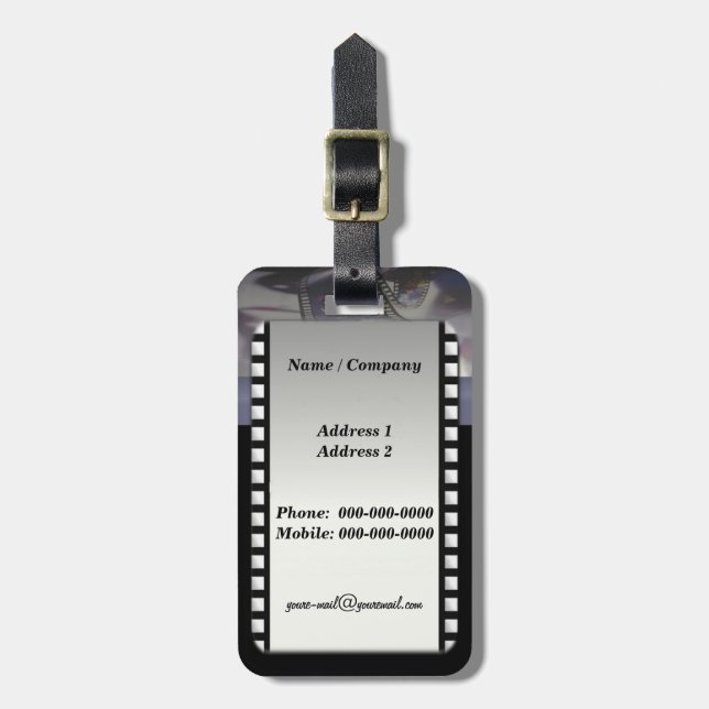 Filmmaker Luggage Tag (Front Vertical)