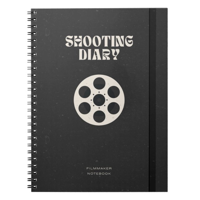 Filmmaker Movie Filmmaking Shooting Diary Notebook (Front)