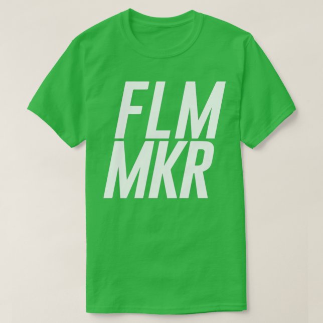 Filmmaker no vowels T-Shirt (Design Front)