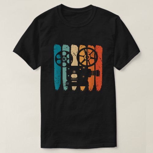 Filmmaker Retro Film Director Cinematographer  T_Shirt