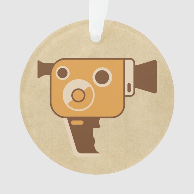 Filmmaker Video Camera Ornament (Front)