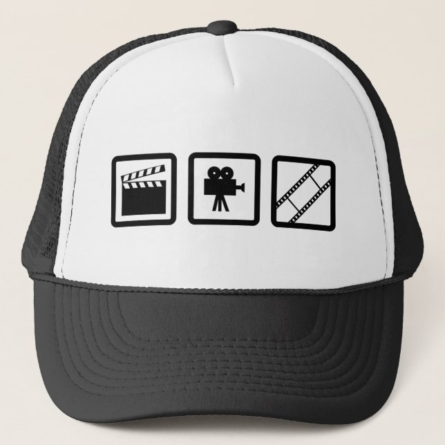 filmmaking gear trucker hat (Front)
