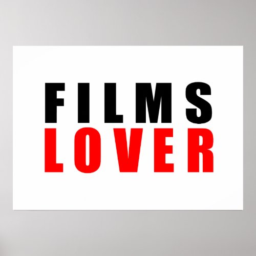 Films lover poster