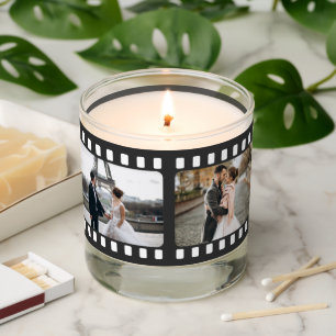 Filmstrip 3 Photo Collage Scented Candle