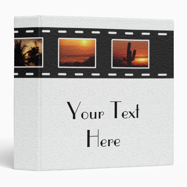 Filmstrip Avery Binder (Front/Spine)
