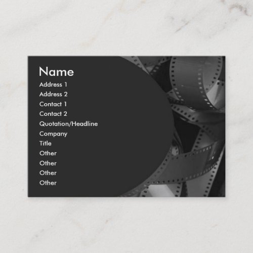 Filmstrip Business Card