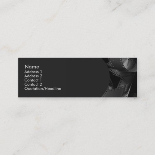 Filmstrip Business Card