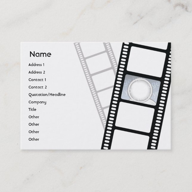 Filmstrip - Chubby Business Card (Front)