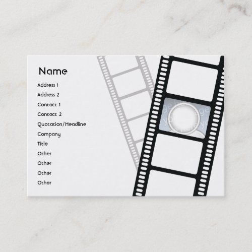 Filmstrip - Chubby Business Card