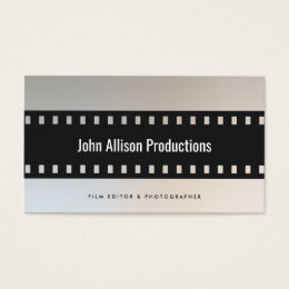 Filmmaker Business Cards & Templates | Zazzle