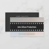 Filmstrip Filmmaker Cinematographer Business Card (Front/Back)