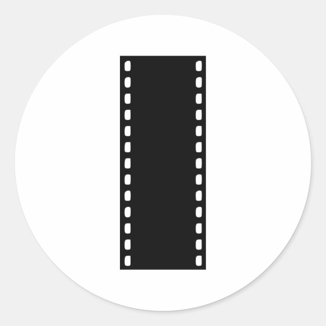 Filmstrip - Movie Classic Round Sticker (Front)