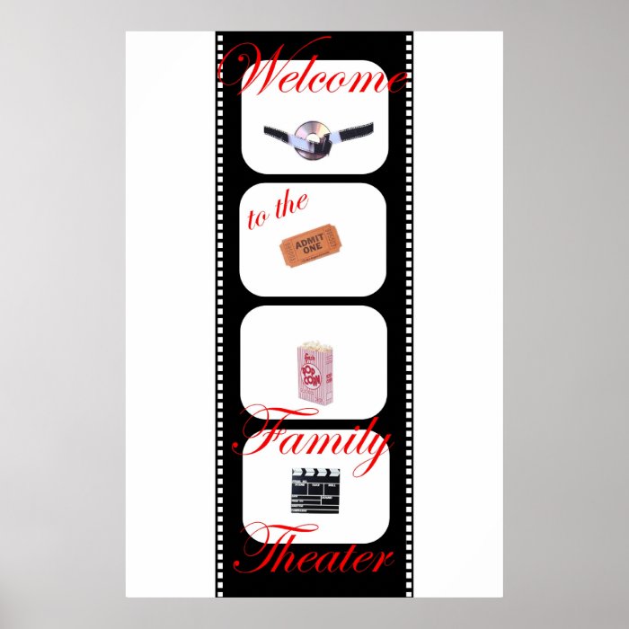 Filmstrip Personalized Posters