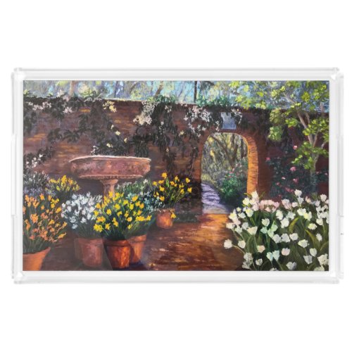 Filoli Garden Path Serving Tray