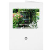 Filoli Gardens Card (Back)