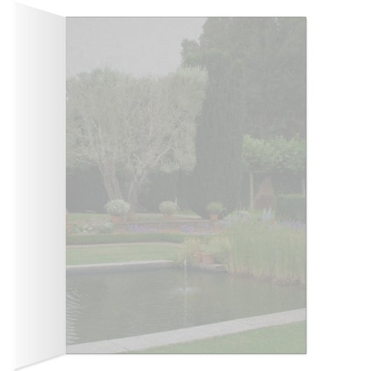 Filoli Gardens Card (Inside (Right))