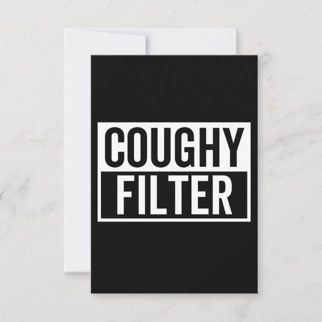 filter Coughy Note Card (Front)