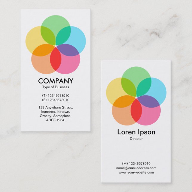 Filter Flower Business Card (Front/Back)