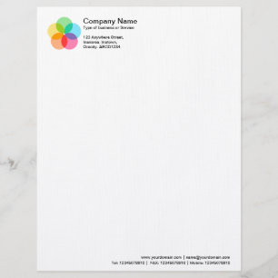 Filter Flower Letterhead