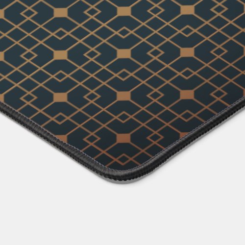 Filtered Geometric Modern Pointed Chinese Pattern Desk Mat