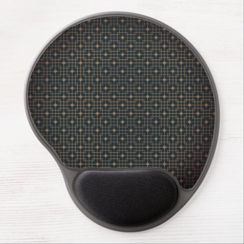Filtered Geometric Modern Pointed Chinese Pattern Gel Mouse Pad