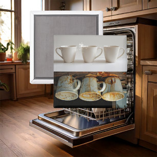 Filthy or Clean Coffee Cups Dishwasher Magnet