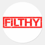 Filthy Stamp Classic Round Sticker