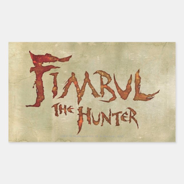 Fimbul The Hunter Rectangular Sticker (Front)