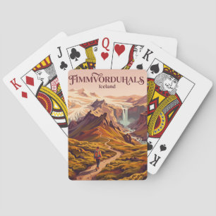 Fimmvorduhals Iceland Poker Cards