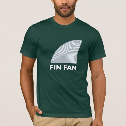 Fin Fan Dark Bella Canvas T_Shirt