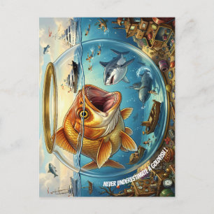 Fin Reversal – Ultimate Role Reversal Holiday Postcard