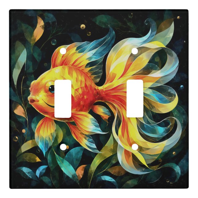 Fin-Tastic Fantasy Light Switch Cover (Front)