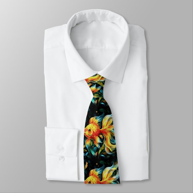 Fin-Tastic Fantasy Neck Tie (Tied)