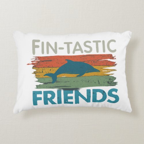 Fin_tastic Friends Accent Pillow