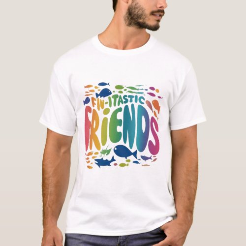 Fin_tastic Friends T_Shirt