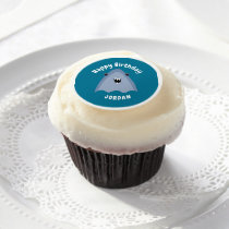 Fin-tastic Shark Birthday Party Kids Under The Sea Edible Frosting Rounds