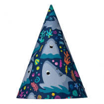 Fin-tastic Shark Birthday Party Kids Under The Sea Hat