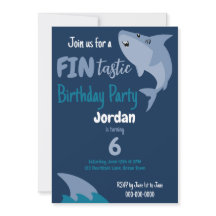 Fin-tastic Shark Birthday Party Kids Under The Sea