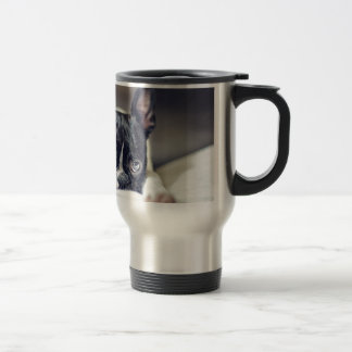 Fina the Boston Terrier Travel Mug