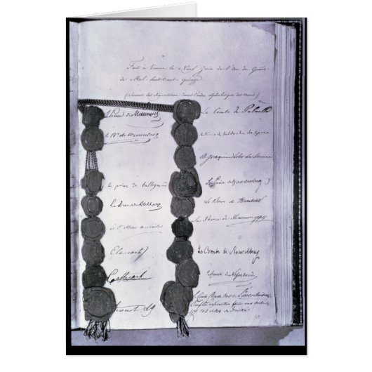 Final Act' established at the Congress of Cards (Front)