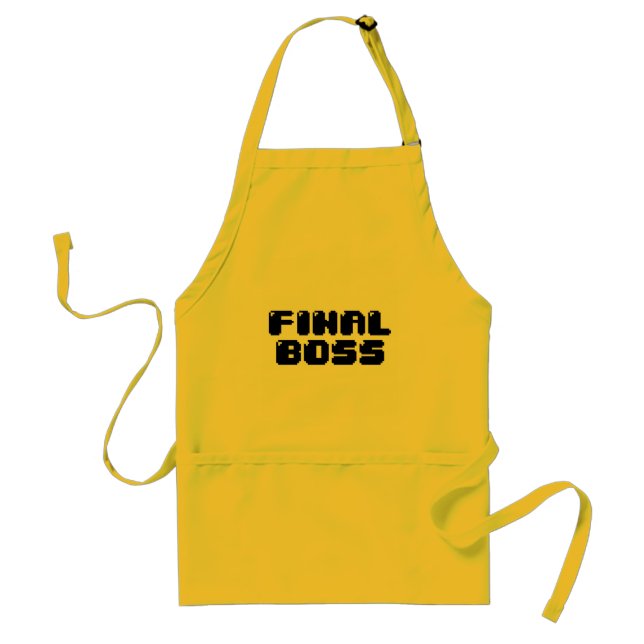 FINAL BOSS ADULT APRON (Front)