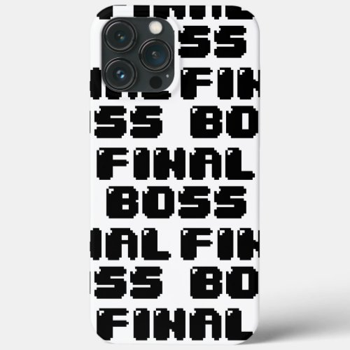 FINAL BOSS iPhone 13 PRO MAX CASE