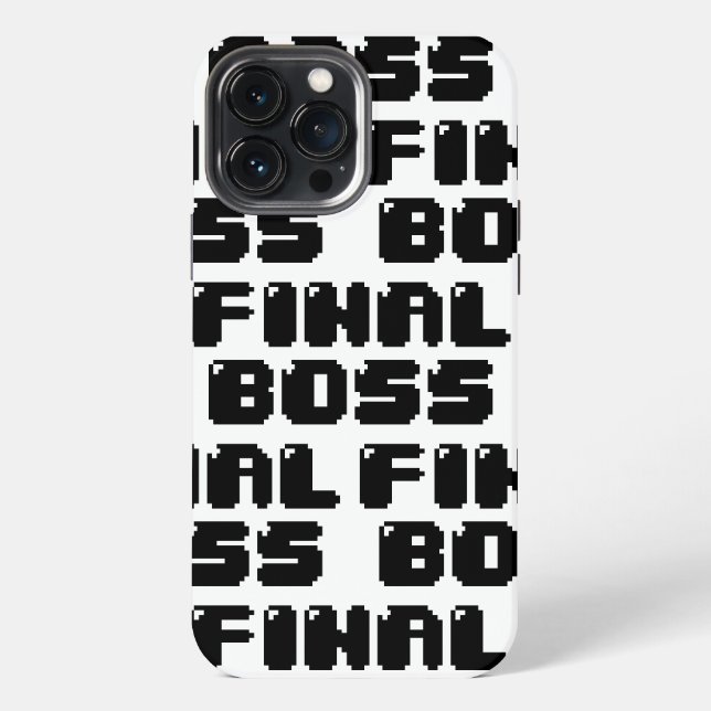 FINAL BOSS IPHONE CASE (Back)