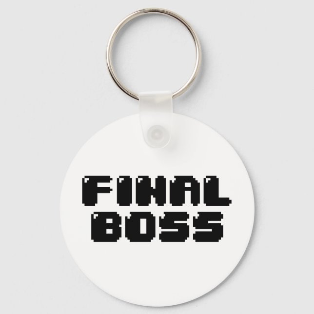 FINAL BOSS KEYCHAIN (Front)