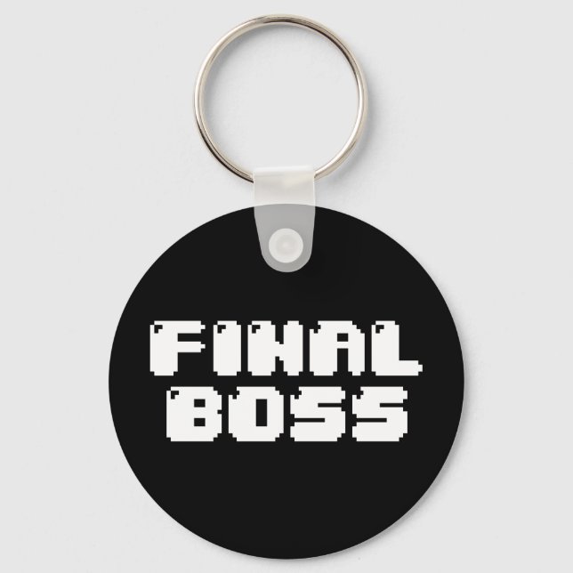 FINAL BOSS KEYCHAIN (Front)