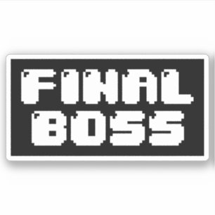 FINAL BOSS STICKER