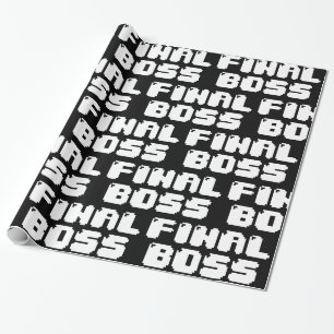 FINAL BOSS WRAPPING PAPER