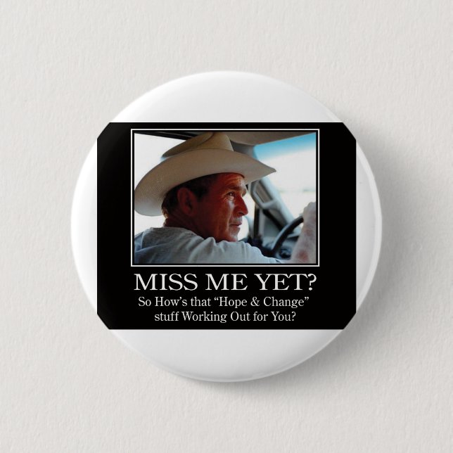 Final-BUSH-HAT.Miss-Meai Pinback Button (Front)