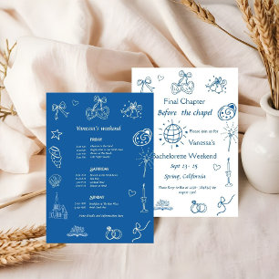 Final Chapter before the chapel Book Bachelorette Invitation